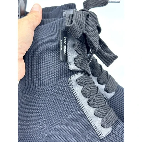 Kate spade new york Merigue Knit Combat Boots Size 5.5 - Picture 9 of 11